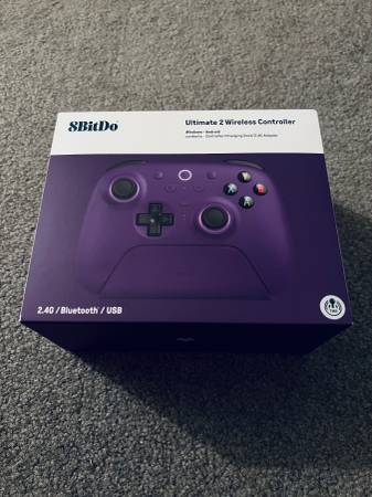 8BitDo Ultimate 2 Wireless Controller, Purple NEW 1