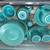 Vintage Fiesta Fiestaware -Turquoise - For sale as 1 lot-46 pcs 6 thumbnail