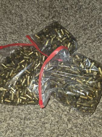 Once Fired .45acp brass 1167 pcs 1