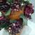 Large Christmas Centerpiece Candle Holder Floral Arrangement Garnet 9 thumbnail