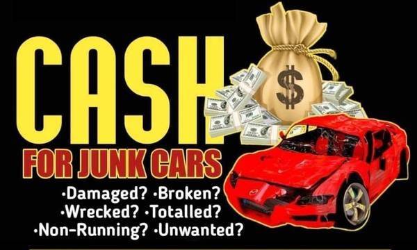 CASH PAID FOR JUNK CARS 1