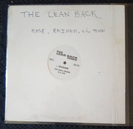 THE LEAN BACK MASE EMINEM LIL JOHN LP VINYL 1