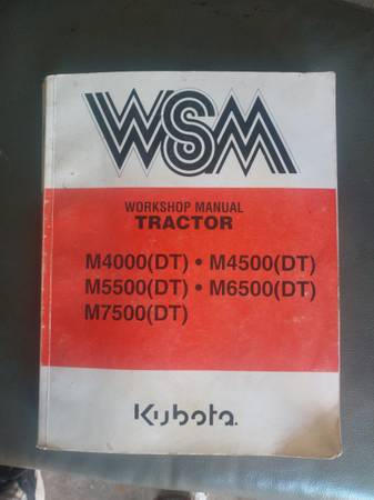 KUBOTA WORKSHOP MANUAL FOR TRACTORS 1