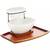 New THE CELLAR Two-Tiered Chip and Dip Set with Acacia Wood Tray 4 thumbnail