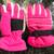 Pink kid snow gloves, size S-M 2 thumbnail