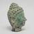 Asian Bronze Buddha Head Sculptures 2 thumbnail