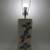 Mid Century Chinoiserie Stoneware Pottery Lamp SIGNED Blue & White 7 thumbnail