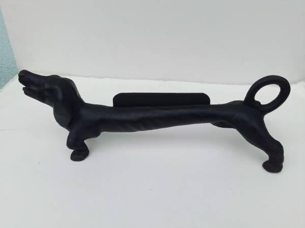 Antique Vintage 21" Dachshund Weiner Dog Cast Iron Shoe Boot Scraper - $100 (san bruno)63436255674883121
