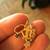 18K yellow Gold Sweet 16 Pendant with Natural Sapphire, Amethyst 5 thumbnail