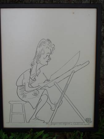Original Hirschfeld Caricature 1