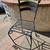 Single Wrought Iron Bar/Counter Chair w/ Cushion - Used Outdoors 1 thumbnail