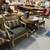 Pair of Maitland Smith Rattan and Leather Chairs with Lion Accents 4 thumbnail