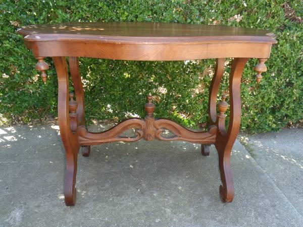 Table Antique Classic Solid Wood From an estate in Hope Ranch 1