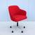 Steelcase West Elm Work Sterling Office Desk Chair in Red Fabric, New 3 thumbnail