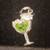 NEW Sterling Silver Margarita / Mixed Drink Charm Necklace or Bracelet 4 thumbnail