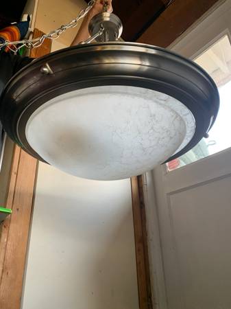 Trans Globe Lighting - Three Light Pendant Brushed Nickel Finish 1