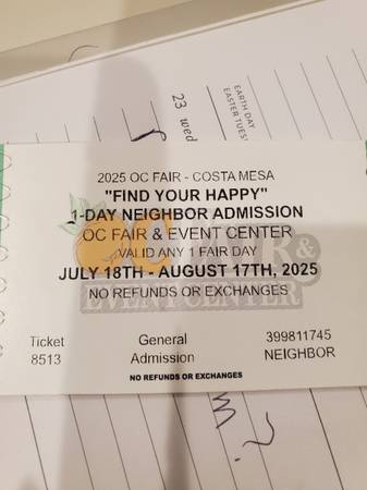 Fair tickets 1