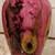 STUNNING Robert Eickholt 10" Pink Sunflower Vase 2001 Signed Art Glass 2 thumbnail