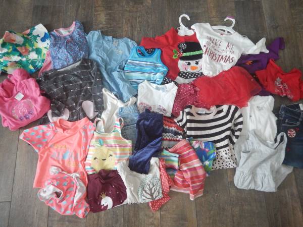 Assorted 34 Items for Girl’s Size 24mo 2T 3T 1