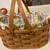 Longaberger Handmade Basket with Fabric liner & Protection plastic Lin 5 thumbnail