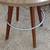 Vintage walnut leg swivel end table/game table 2 thumbnail