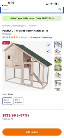 Small chicken coop/ rabbit hutch 1