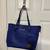 Large blue color tote 4 thumbnail