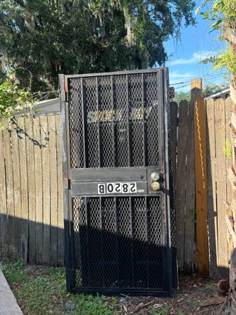 Metal security door w/locks 1