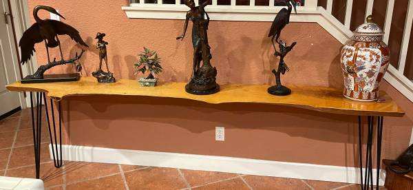 Solid wood 8ft long table 1