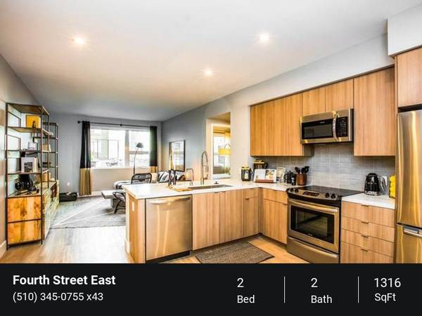 $4,315 / 2br - 1316ft2 - Interruptor de luz inteligente, Amplios armarios empotrados (centro de oakland)63847330014595122