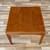 Mid-Century Modern Walnut Side Table with White Accent, c.1960’s 6 thumbnail