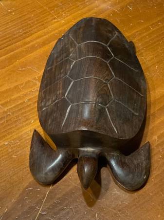 Ironwood Dolphin-Turtle-Roadrunner. hand carved from Mexico 1