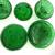 7 Fenton Emerald Green Hobnail Bowls   6” and 4.5” 5 thumbnail