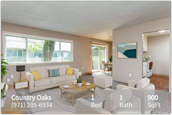 $1,299 / 1br - 900ft2 - Happiness awaits you! 1 bed, 1 bath, 900 sqft! (Beaverton - 6 Minute Drive to Tualatin Hills Nature Park)63999453733251121
