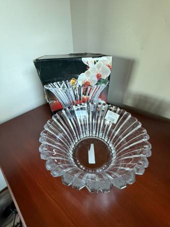 Studio Nova Crystal Hostess Bowl "Balmore" 9.75" - New 1