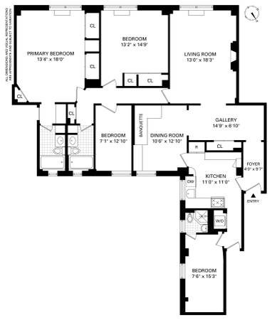 Classic, Graceful, Elegant PREWAR 4BR first time in MANY YEARS 1