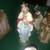handmade Christmas NATIVITY SCENE Manger Set w/vintage figures 2 thumbnail