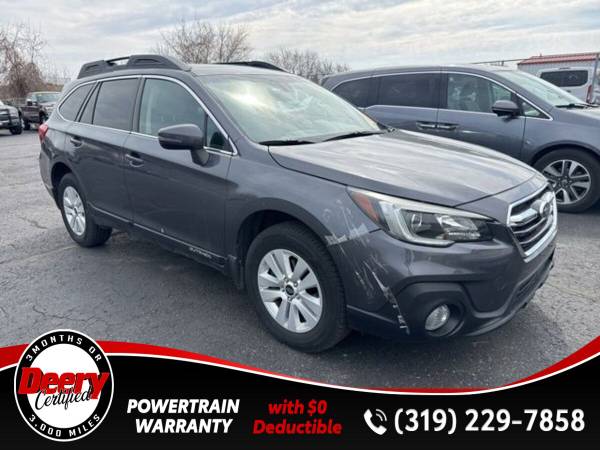 Certified 2018 Subaru Outback 2.5i Premium Magnetite Gray Metallic 1