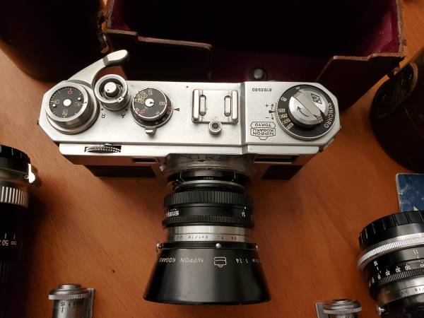 Nikon S2 rangefinder camera set - $2,500 (watsonville)63471475839105123