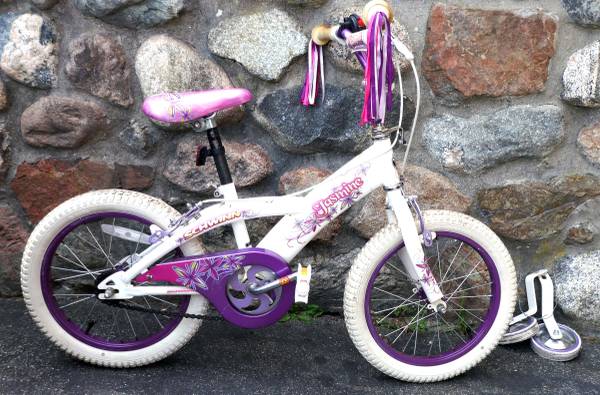 Schwinn Jasmine Kids Bike with Training Wheels 1