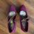 Women’s Pink Wild Pair Platform Heels with Gold Colored Strap Size 8.5 7 thumbnail