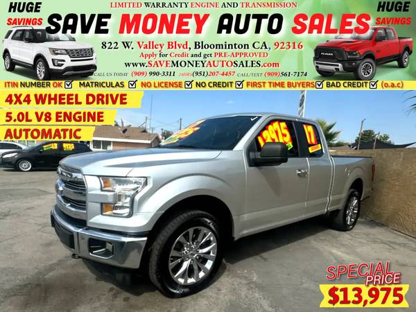 🎊2017 Ford F-150🎊4X4 TRACCIÓN EN LAS 4 RUEDAS>5.0L V8>MARCHA AUTOMÁTICA - $13,975 (822. W VALLEY BLVD, BLOOMINGTON CA)63624582871939120