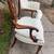 Antique Carved Mahogany Style Arm Chair w/ Shield Back Circa 40’s 5 thumbnail