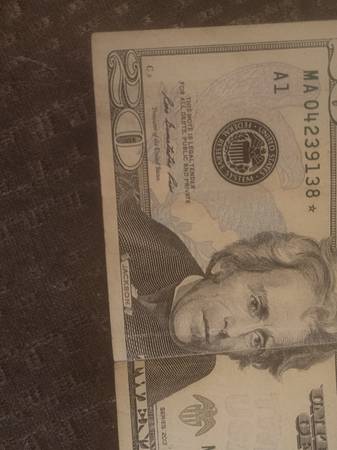 2013 $20 star note 1