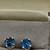 14K blue topaz earrings 2 thumbnail