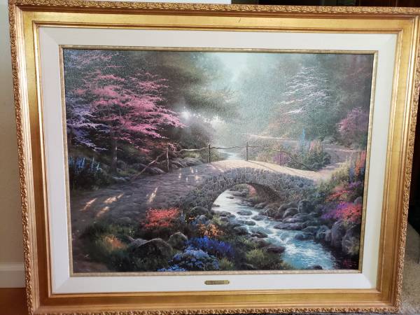 Thomas Kincade Framed Landscape Paintings 1