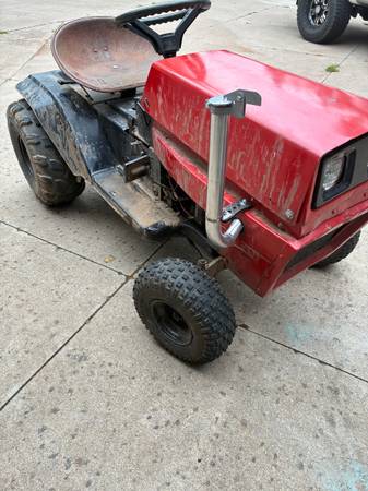 Mud Utility Garden Tractor $ or trade for snowmobile 1