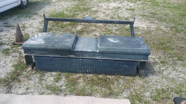 Pickup ladder rack and tool box 1