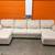 R&F 135” Diane 3-PC Sectional Sofa Couch | FREE DELIVERY | NYC 🚛 2 thumbnail