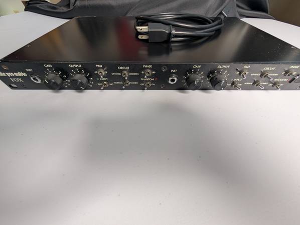 Slate Pro Audio Fox 2 channel pre amp 1